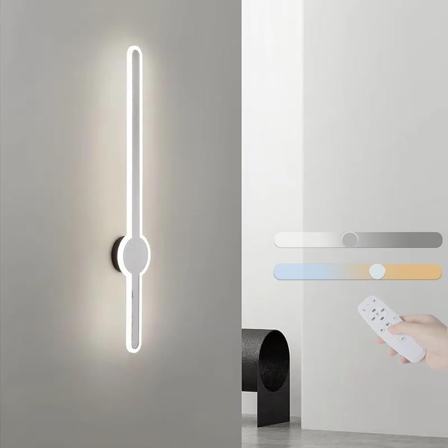 モダンな壁の燭台、LEDウォールライトモダンバー屋内薄暗い2700